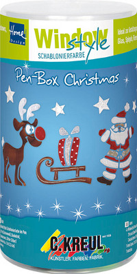 Window-Style Pen-Box Christmas/Weihnachten